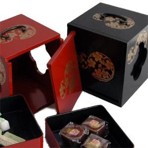 送料無料 遊山箱 (ゆさんばこ）黒色 徳島 弁当箱 - 徳島県物産センター