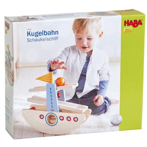 HABA ハバ ] はじめてのクーゲルバーン シップ ドイツ 1歳半 ブラザー