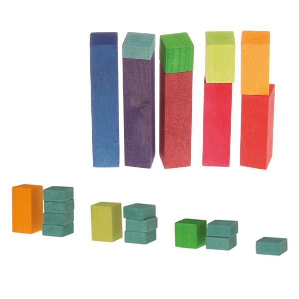 Grimm's Spiel & Holz Design グリムス社］にじのカウンティング