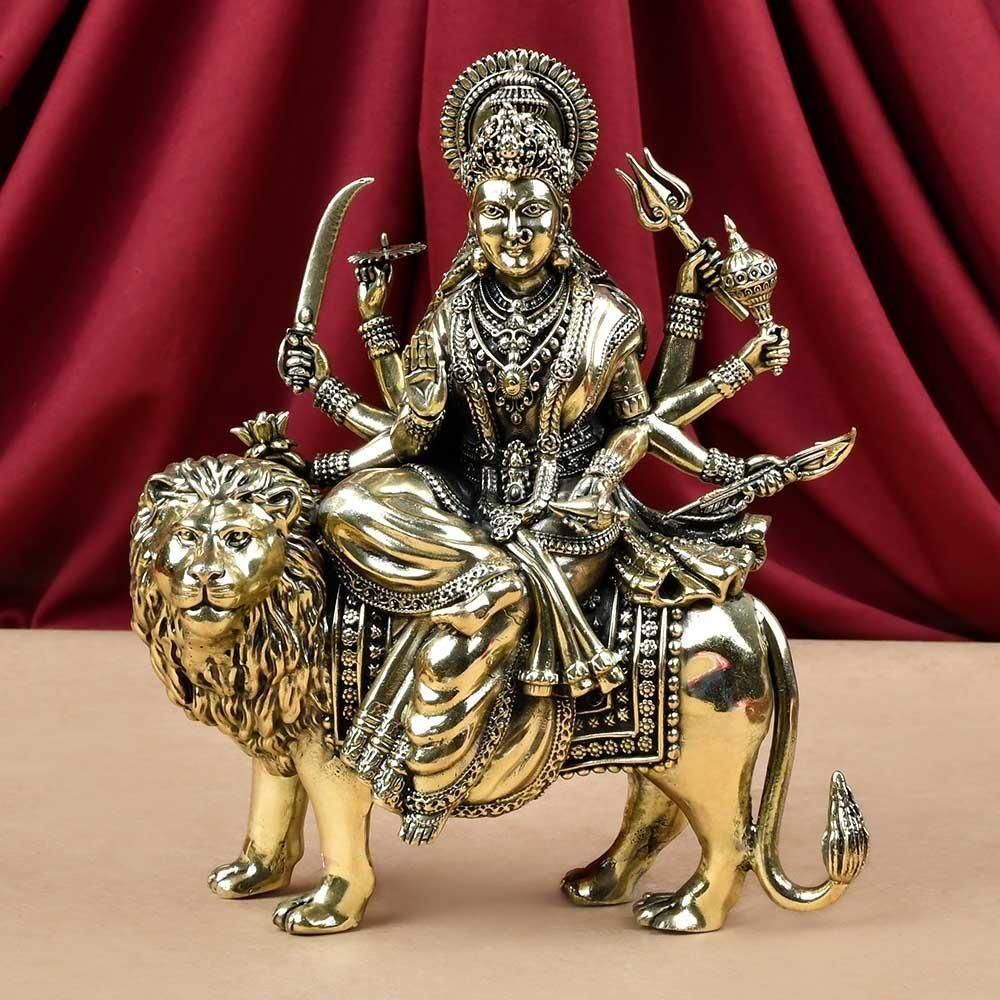 ドゥルガー女神像（アシュタダートゥ、高さ約19.3cm）（受注製作