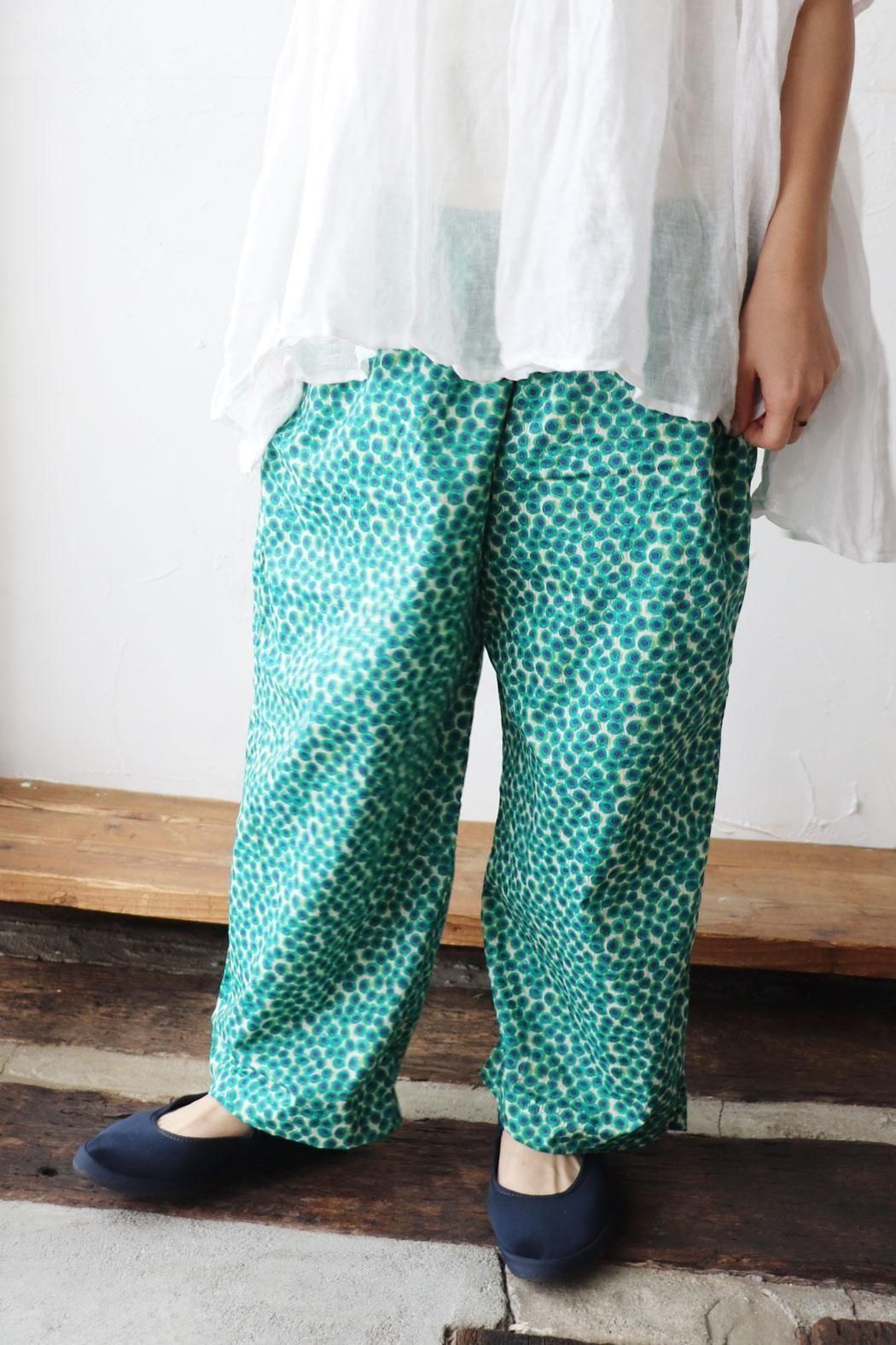 ichi Antiquite's】LIBERTY PRINT Pants | 大人の花柄ボトムス