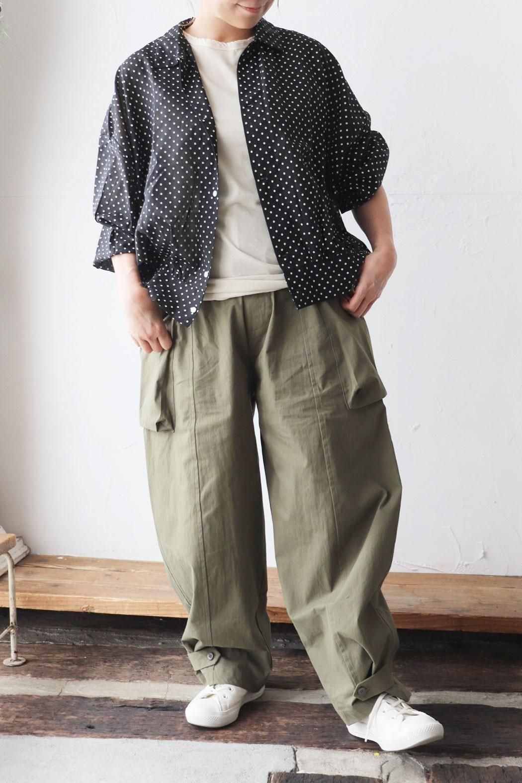 Veritecoeur】 VC-2824 ピーチスキンカーゴパンツ｜微起毛のしっとり