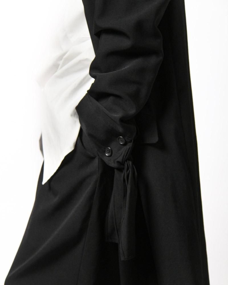 Yohji Yamamoto POUR HOMME】GABARDINE N-TIED SLEEVE CUFF LJ