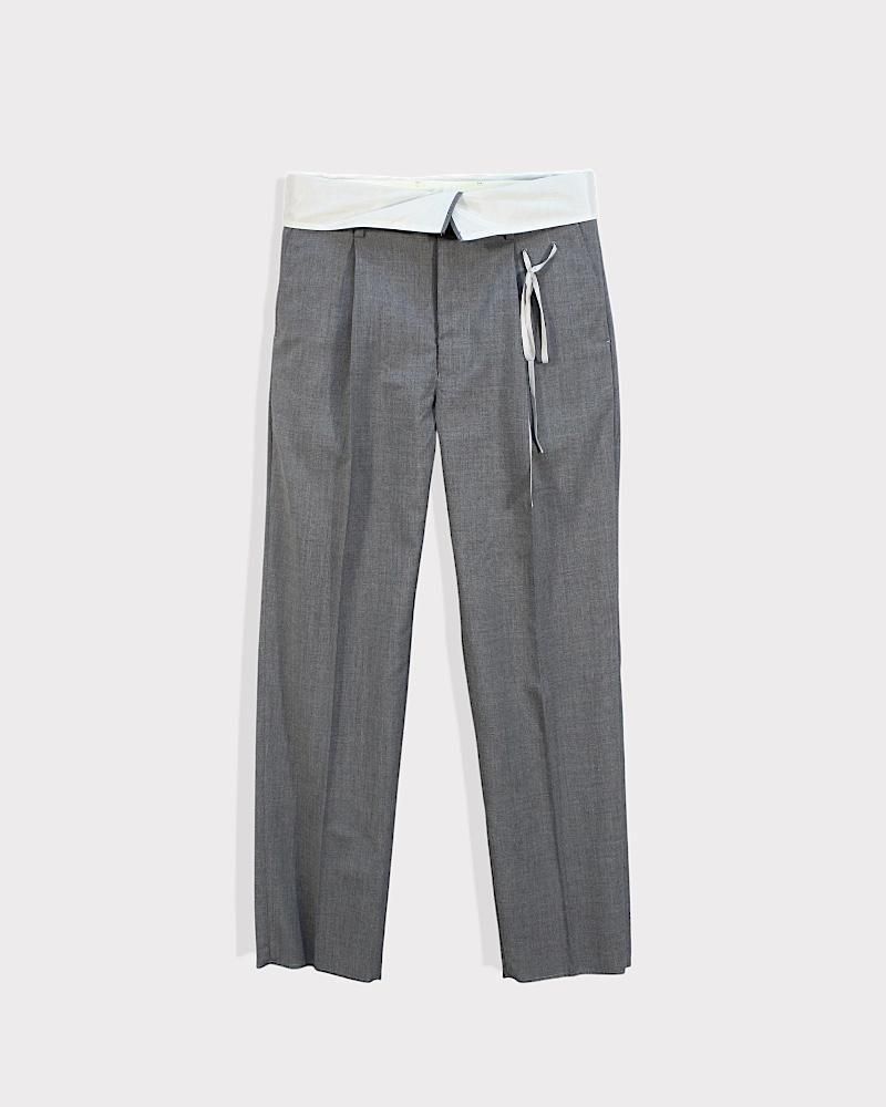 Midorikawa ONE TUCK SLACKS(Gray)｜ミドリカワ スラックス