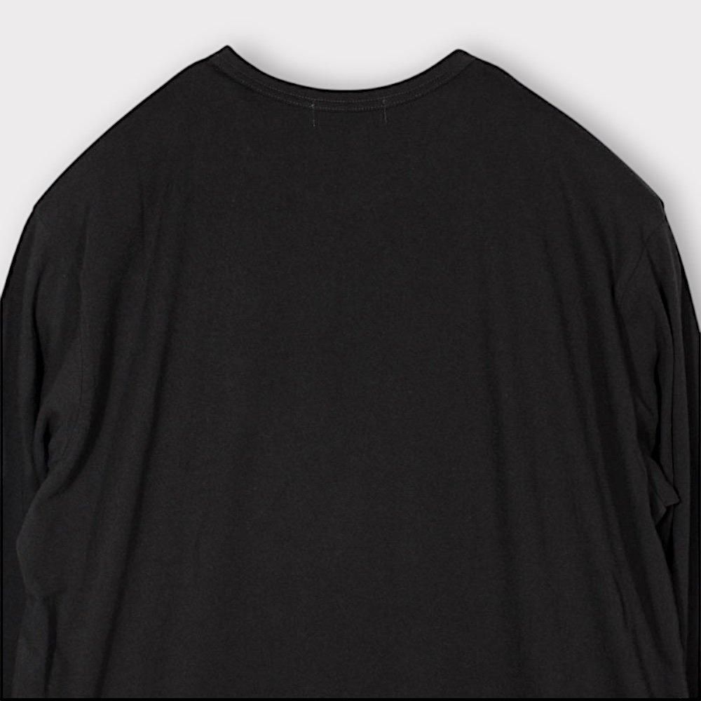 Yohji Yamamoto POUR HOMME】COTTON SINGLE JERSEY ROUND NECK LONG