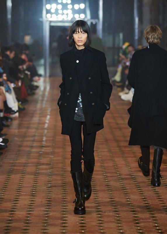 BED j.w. FORD Oversized Pocket Wool Jacket (Black) | bed j.w. ford