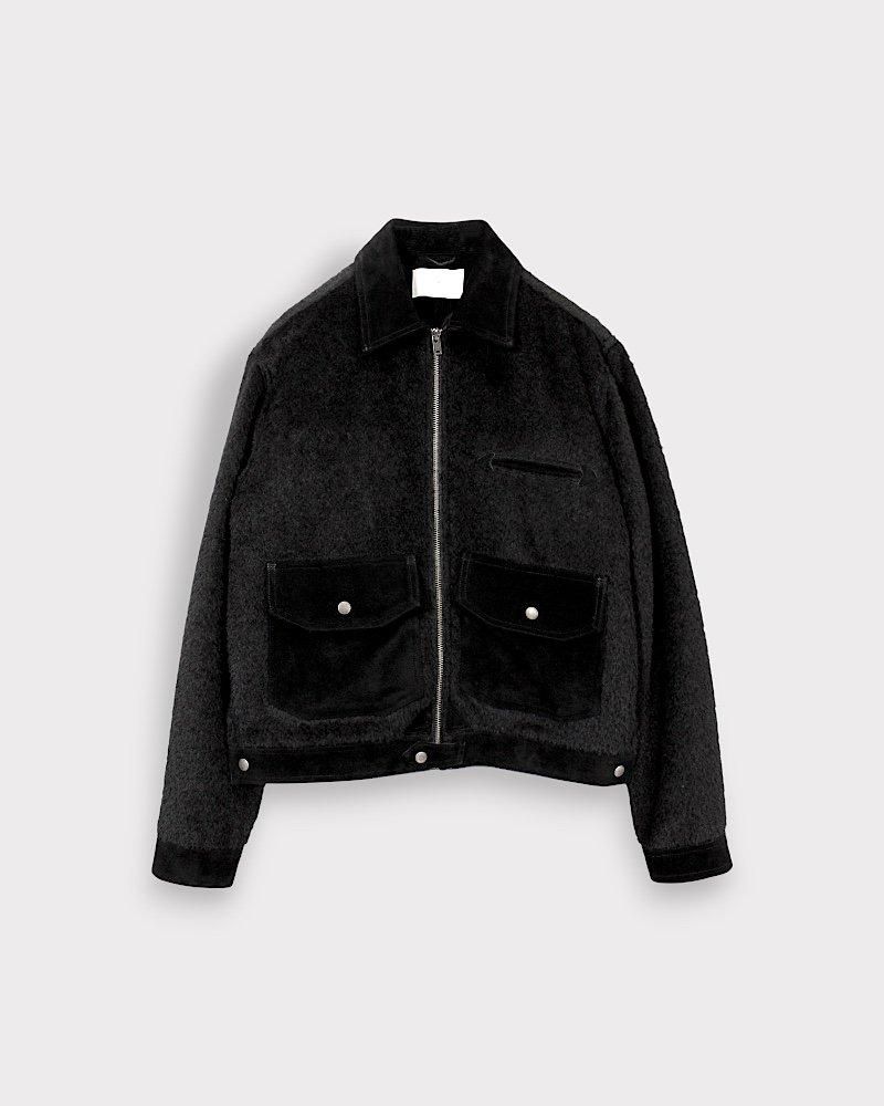 SUGARHILL SHAGGY BLOUSON(BLACK)｜シュガーヒル シャギー ブルゾン