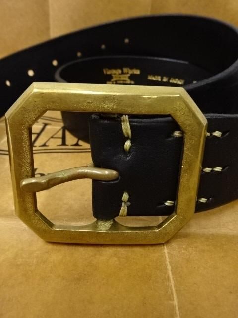 Vintage Works Leather Belt DH5684 FLANNEL(Black) - ザ ホワイツ