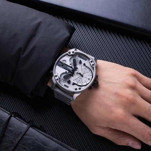 ディーゼル/Diesel/時計/ミスターダディー/DZ7421/シルバーダイアル