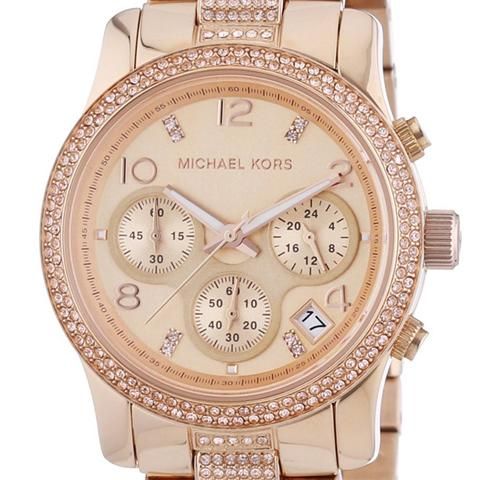 マイケルコース 時計 ランウェイ MK5827 ローズゴールド×ローズ