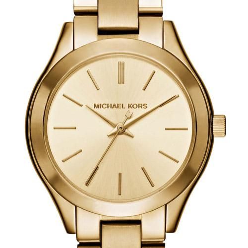 マイケルコース 時計 ミニスリムランウェイ MK3512 ゴールドダイアル