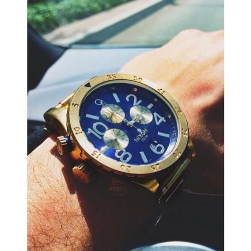 ニクソン 腕時計 48-20 クロノグラフ A4861922 サンレイブルー