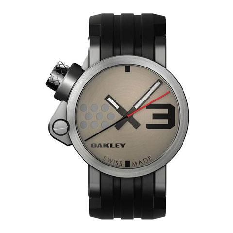 オークリー 腕時計 トランスファーケース 10-032 グレー×シルバー