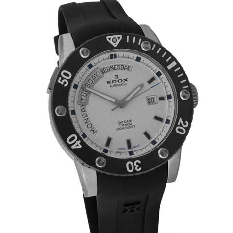エドックス 腕時計 クラスワン デイデイト オートマチック 83005 TIN