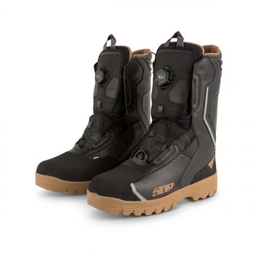 509 スノーモービル ブーツ | ブラック/ガム - スノーモービル用品を