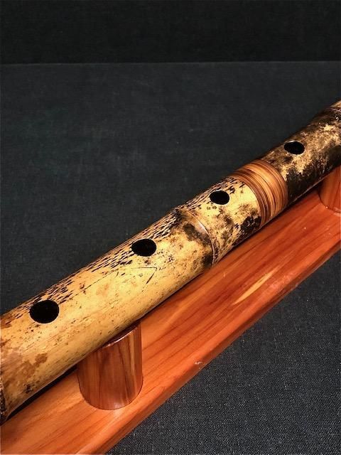尺八⑤ 1尺8寸管 萌山銘尺八 琴古流 Hozan Shakuhachi Kinko style