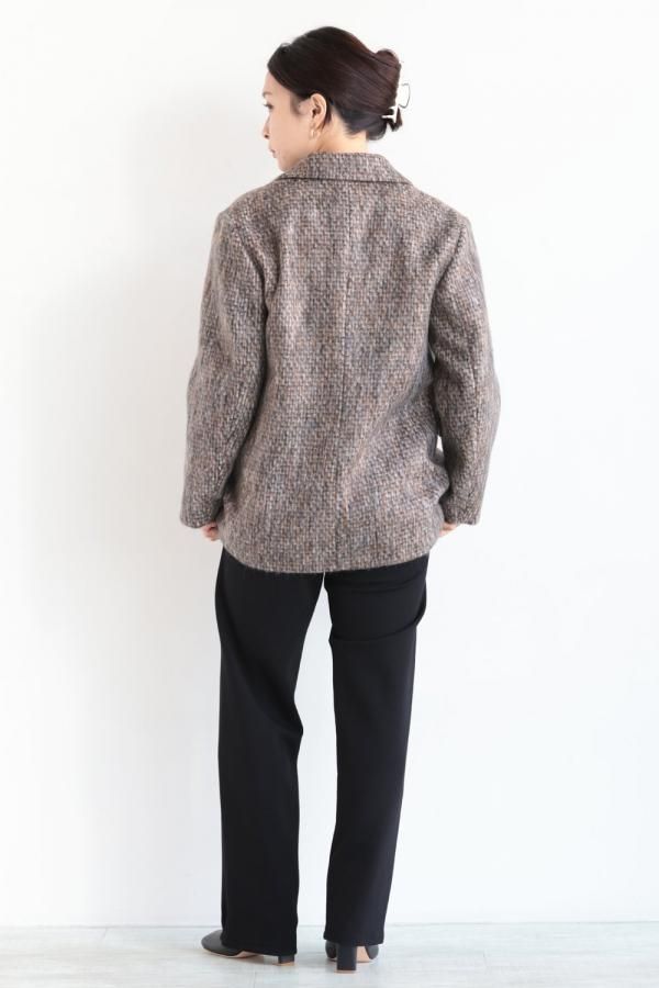 Theory(セオリー) DOUBLE KNIT LT N EASY TRACK PANT BLACK - YAMAROKU