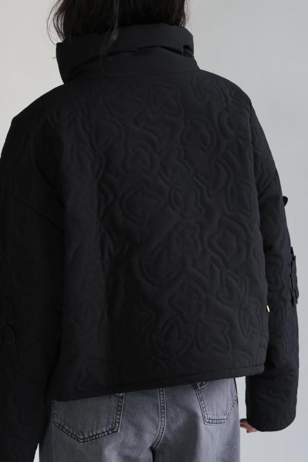 MUVEIL(ミュベール) 立体フラワージャケット black - YAMAROKU