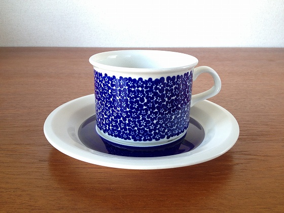 ARABIA/アラビア Faenza/ファエンツァ ティーカップ＆ソーサー ブルー