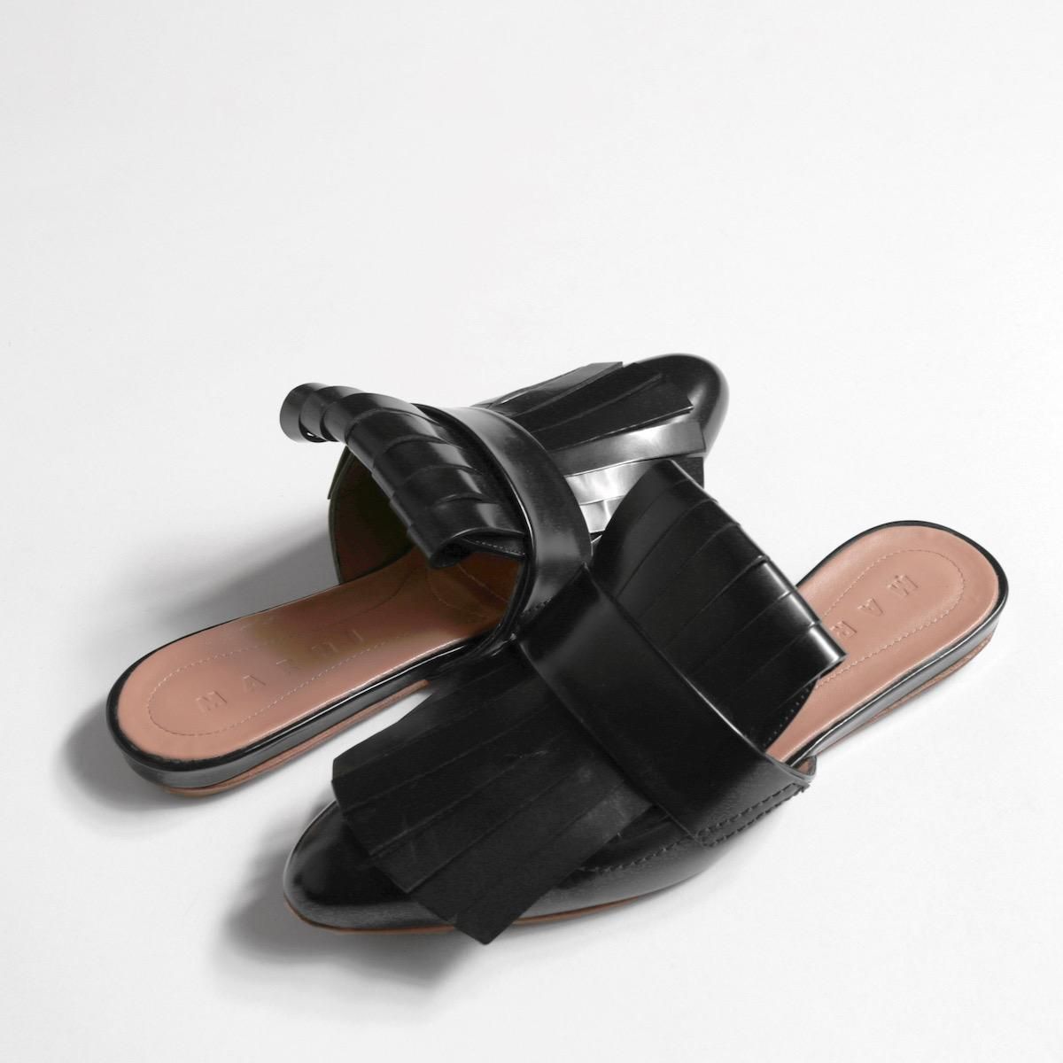 値下げしました！MARNI マルニ フリンジレザーサンダルMARNI◇マルニ