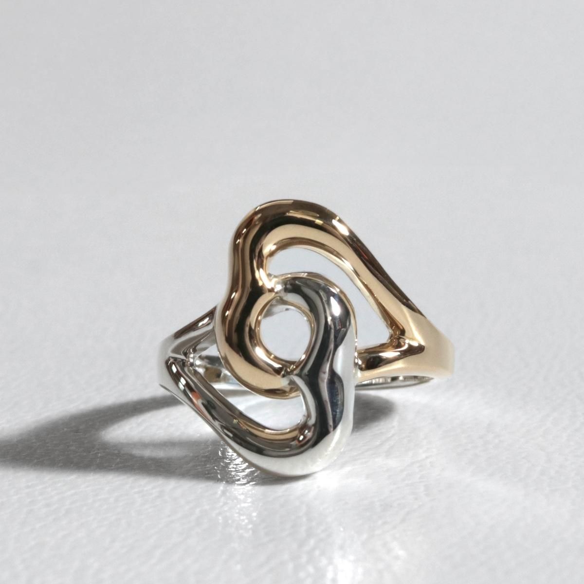 オールドティファニー ダブルオープンハートリング | 新品仕上げ