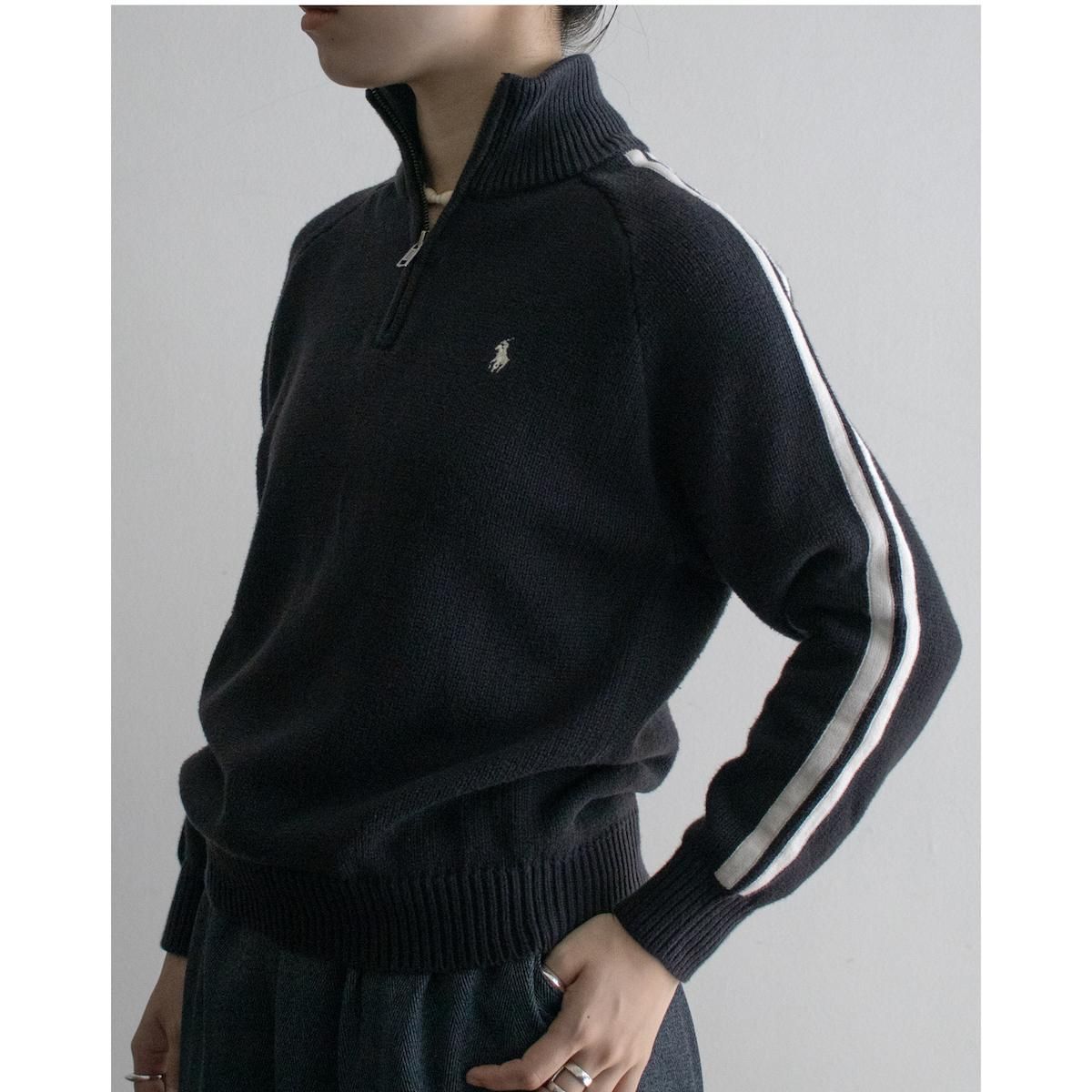 レディース] ユーズド ラルフローレン ハーフジップ コットンニット