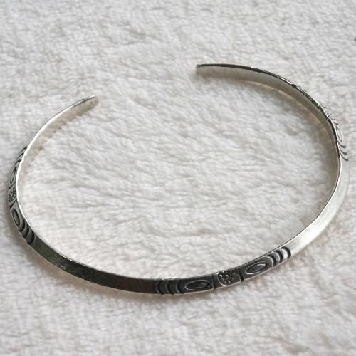 カレンシルバー バングル 【魔除け】 - ETHNIC TOKYO アジアン雑貨