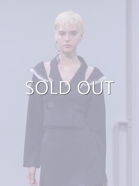 AKIKOAOKI アキコアオキ SHOULDER SLIT SAILOR JACKET- BELA VISTA