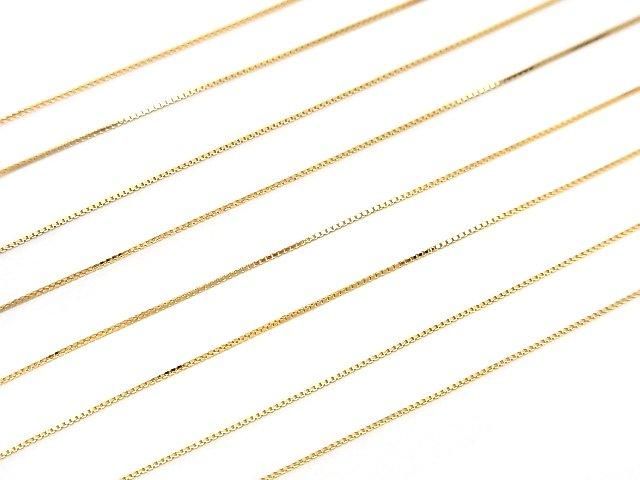 Silver925 スライドアジャスター付き ボックス(ベネチアン)チェーン