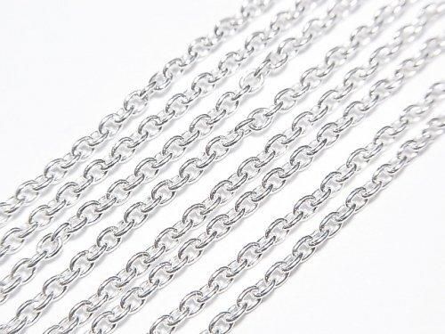 Silver925 小豆(あずき)チェーン 2.0mm 純銀仕上げ 【38cm】【40cm