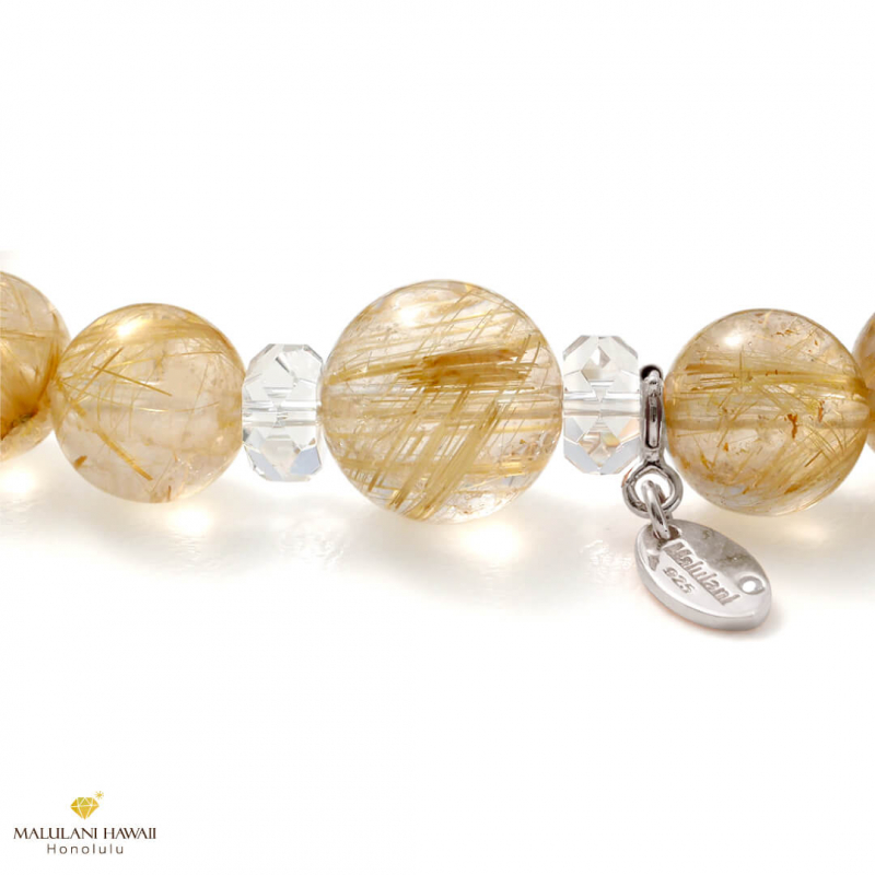ルチルクォーツ～Gold～ - ハワイ発のパワーストーンブランド MALULANI