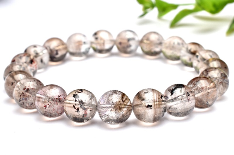 1点物】AAA レピドクロサイトインクォーツ 9mm ブレスレット _K9294