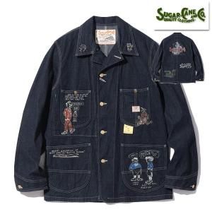 シュガーケーン SUGAR CANE ワークコート SC15449 ブルーデニム