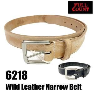 フルカウント FULL COUNT ベルト 6218 Wild Leather Narrow Belt