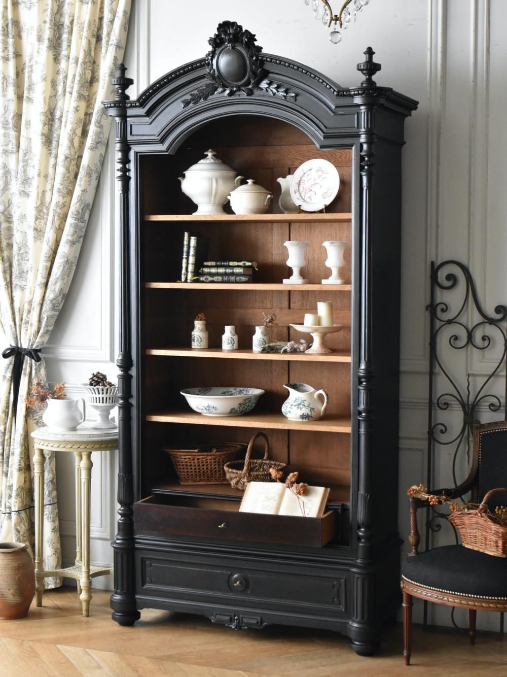 フランスアンティーク家具 アンティークオープンシェルフ.15