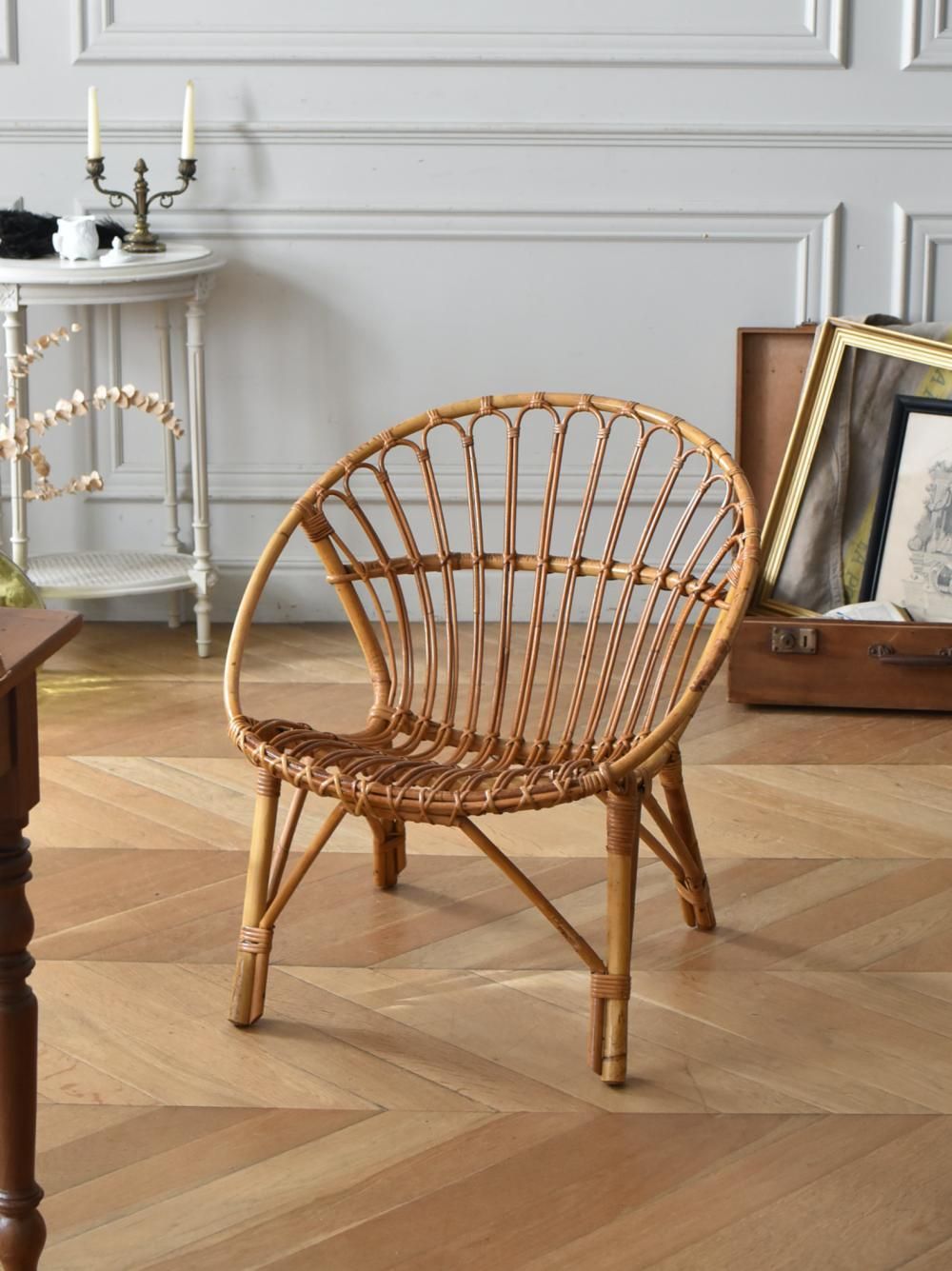 フランスヴィンテージ家具 ラタンチェア.14 フレンチチェア