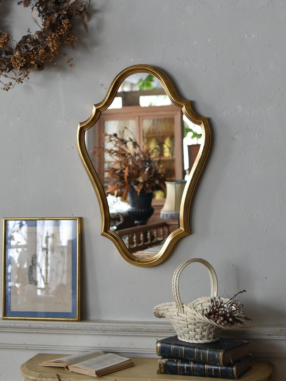 フランスアンティークインテリア フレンチミラー.43 アンティークミラー