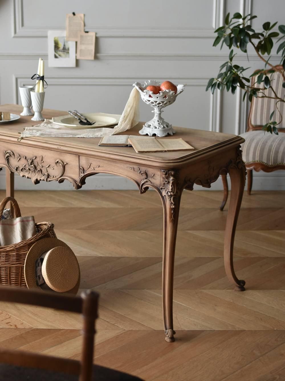 フランスアンティーク家具 フレンチテーブル.23 ディスプレイテーブル