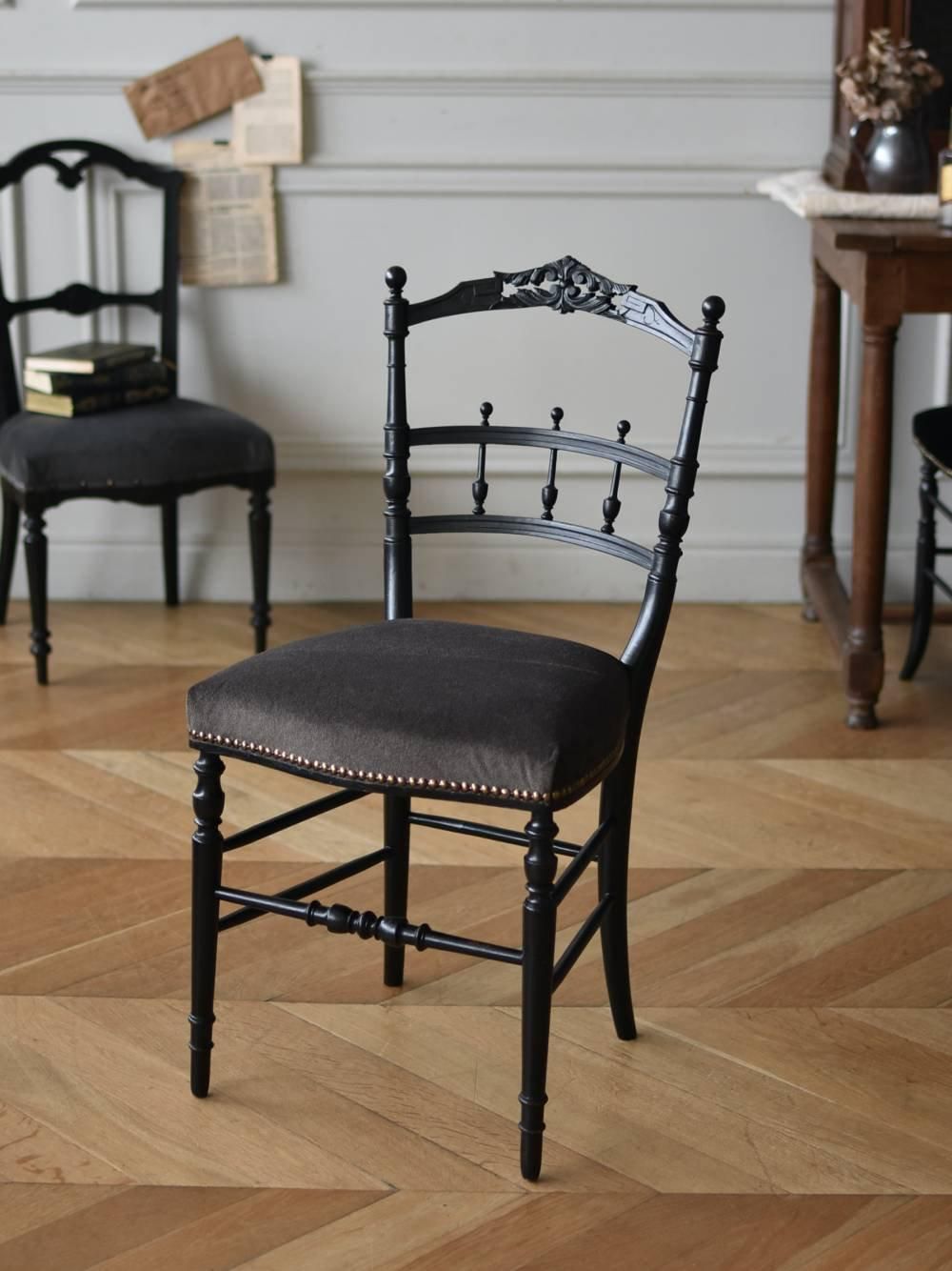 アンティークチェア.90 ナポレオンチェア フランス 小椅子