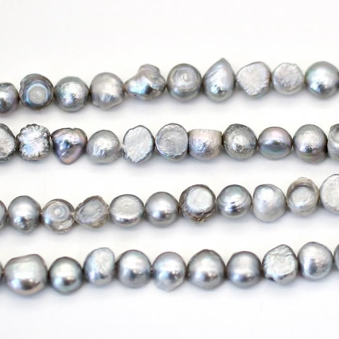シルバーグレー バロック真珠 | 洗練された淡水パール - 夢源【公式】通販