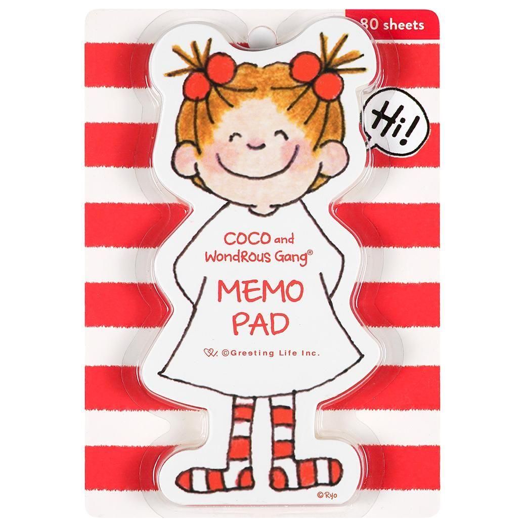 ココちゃん ダイカットメモ ココちゃん - PaperMint Online Shop