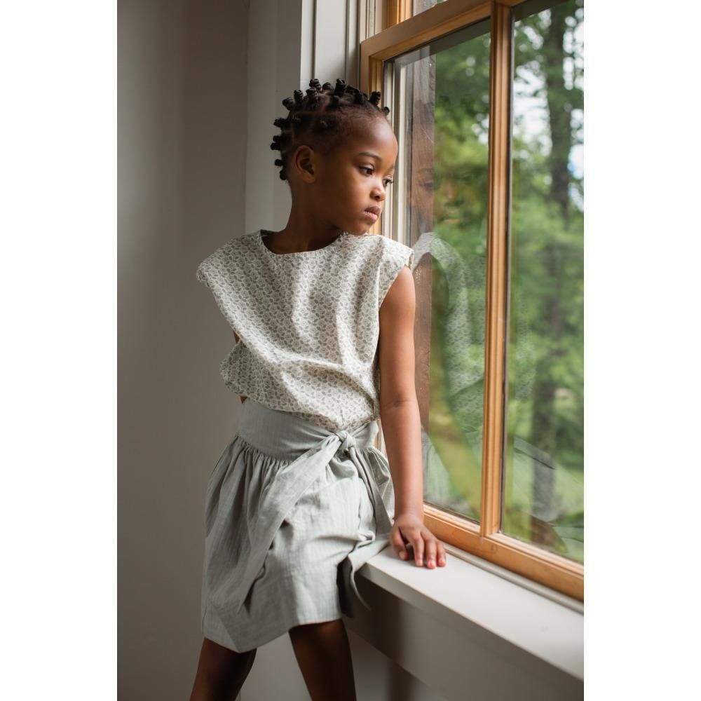 Soor Ploom キッズスカート / Lupe Skirt - Moonstone