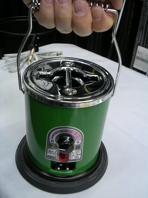 タキイ電器 2丁立 和裁鏝 (こて) 緑 | 和服仕立て用アイロン - 業務用