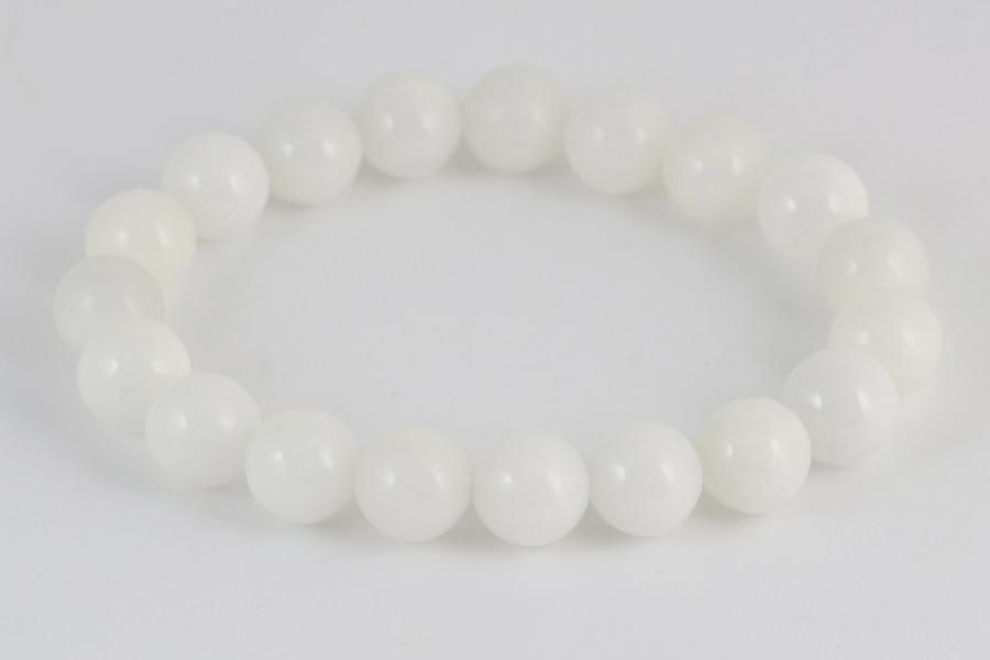 和田玉10mm玉 ブレスレット｜天然石 通販 キラリ石