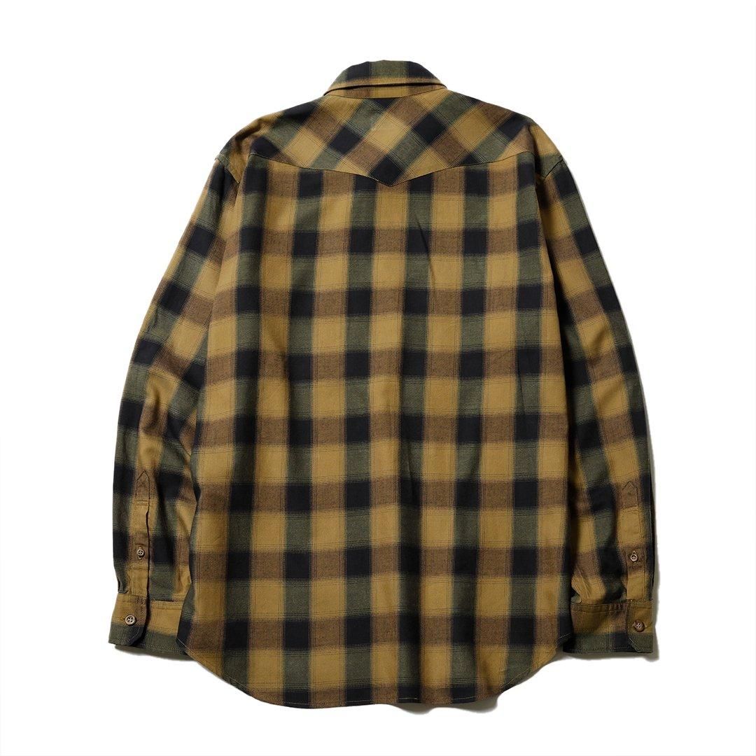 RUDE GALLERY チェックウエスタンシャツ | MUSTARD - MESSAROUND