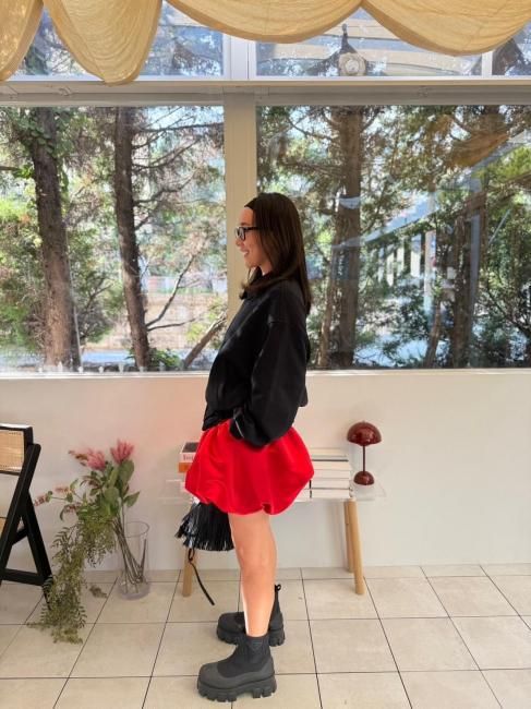 1/20～【FINAL SALE】POSY duck balloon short pants【レッドのみ】※1