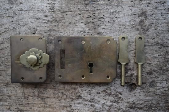 真鍮 蔵戸錠 - TSUMUGISYOUKAI