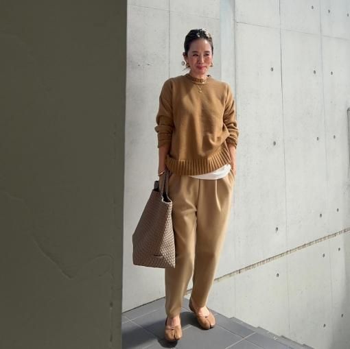 ▫️受注製作【2025 AW CollectionふわもちパンツAW/キャメル】 - JULYNINE