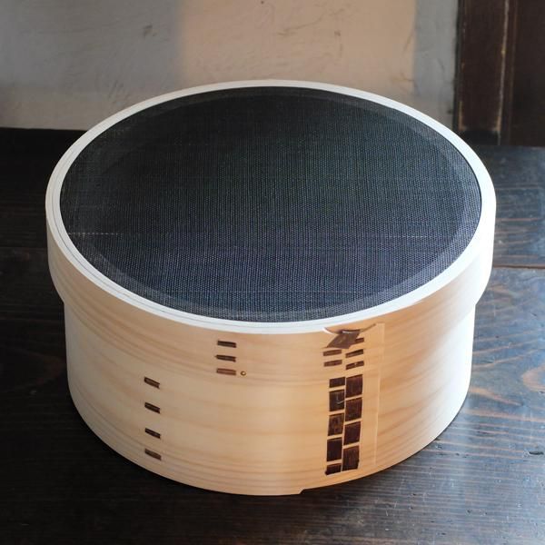 足立茂久商店 馬毛うらごし器 木ベラなし 箱取説あり 和菓子づくりに