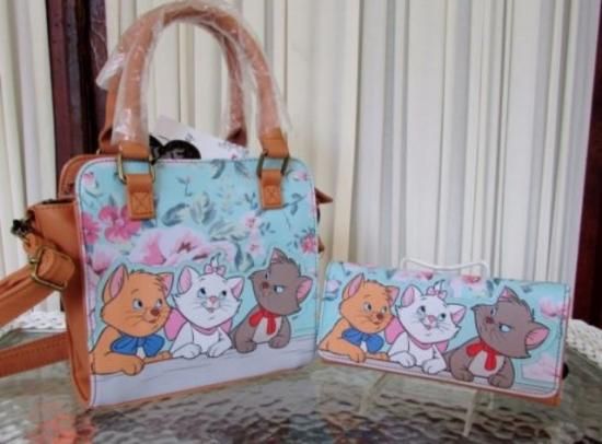 ラウンジフライ Loungefly おしゃれキャット マリー ハンドバッグ